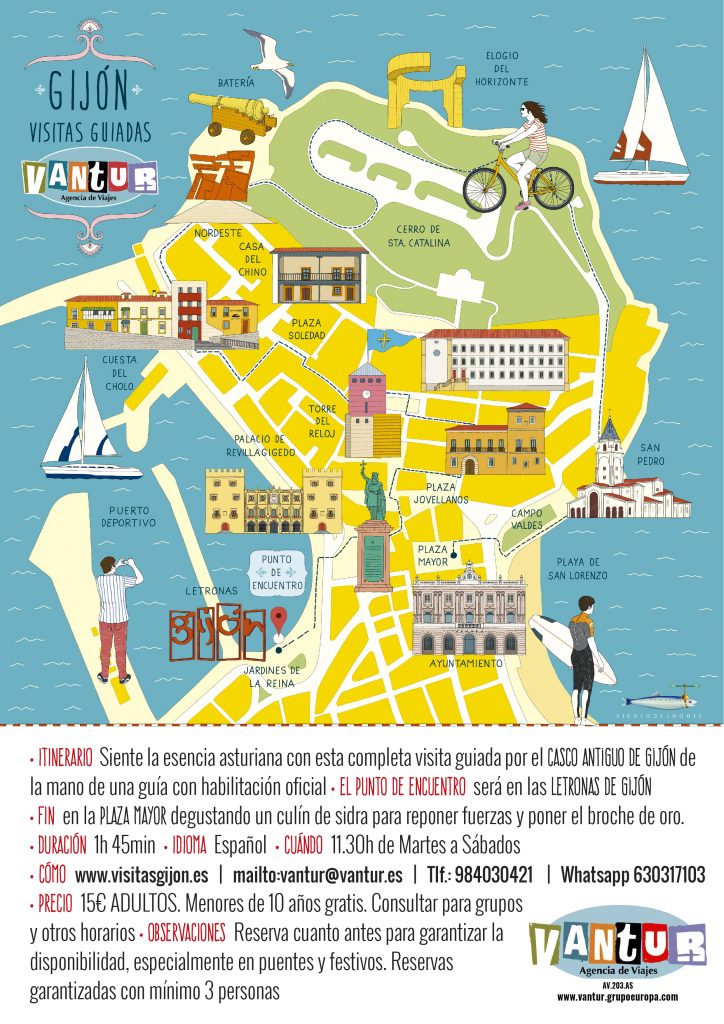 Escarpado Cuidado Adaptabilidad Visita al casco antiguo de Gijón – Visitas Gijón